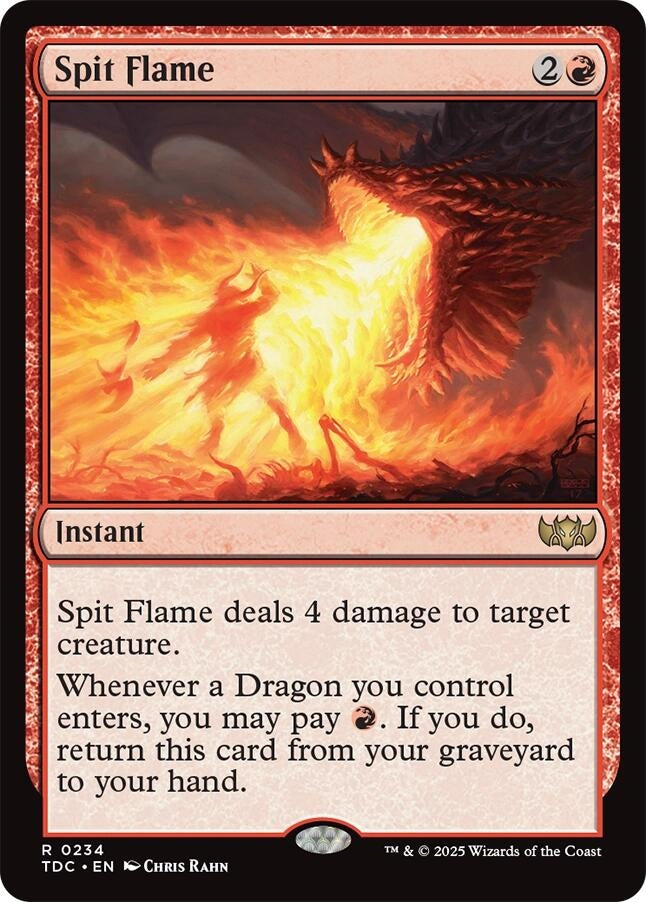 Image for Spit Flame (234) [Tarkir: Dragonstorm] - Magic: The Gathering