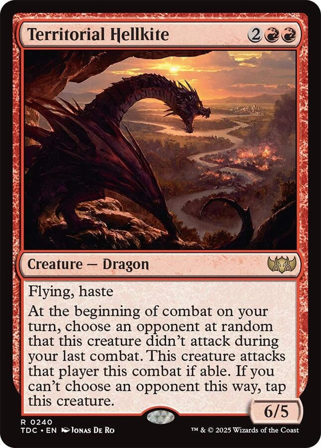 Image for Territorial Hellkite (240) [Tarkir: Dragonstorm] - Magic: The Gathering