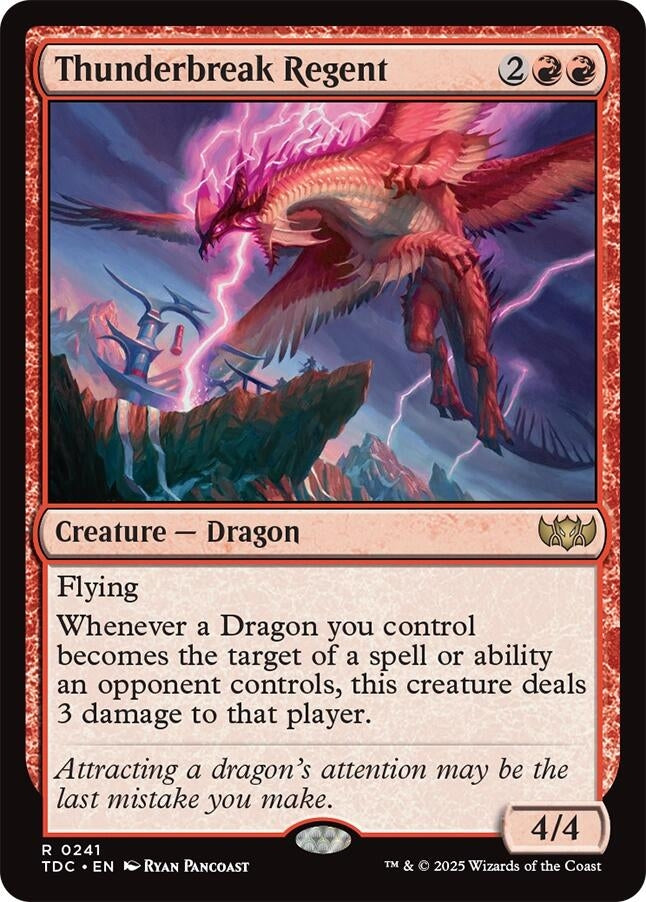 Image for Thunderbreak Regent (241) [Tarkir: Dragonstorm] - Magic: The Gathering