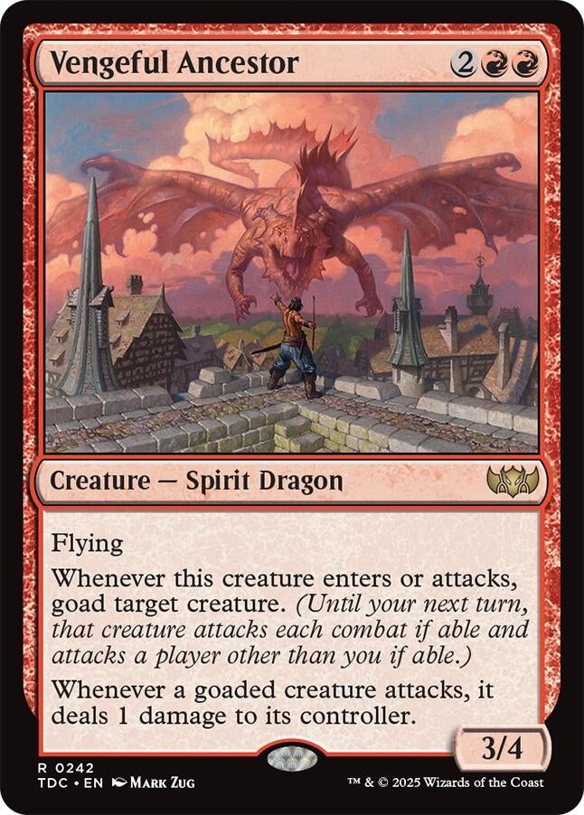 Image for Vengeful Ancestor (242) [Tarkir: Dragonstorm] - Magic: The Gathering