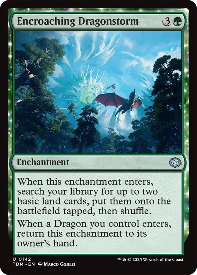 Image for Encroaching Dragonstorm (142) [Tarkir: Dragonstorm] - Magic: The Gathering