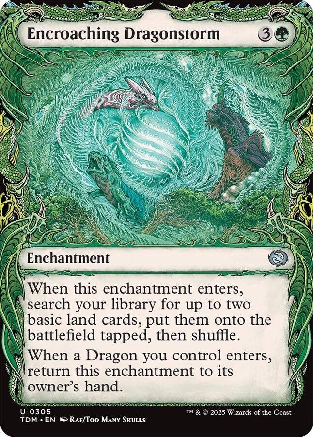 Image for Encroaching Dragonstorm (Showcase) (305) [Tarkir: Dragonstorm] - Magic: The Gathering