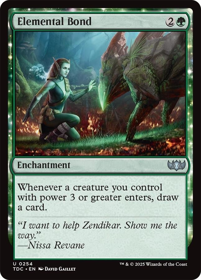 Image for Elemental Bond (254) [Tarkir: Dragonstorm] - Magic: The Gathering