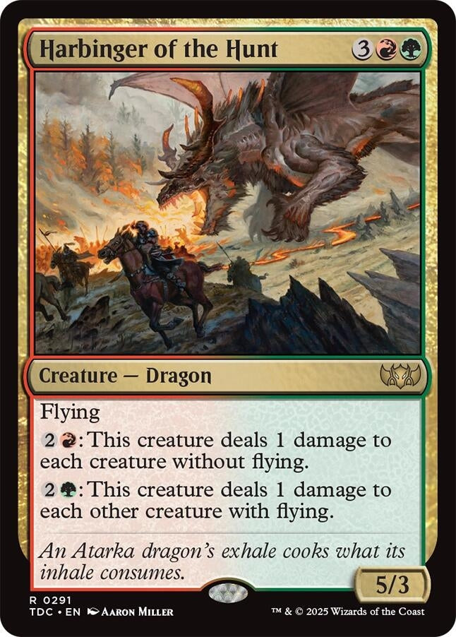 Image for Harbinger of the Hunt (291) [Tarkir: Dragonstorm] - Magic: The Gathering