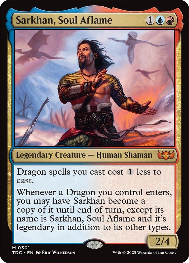 Image for Sarkhan, Soul Aflame (301) [Tarkir: Dragonstorm] - Magic: The Gathering