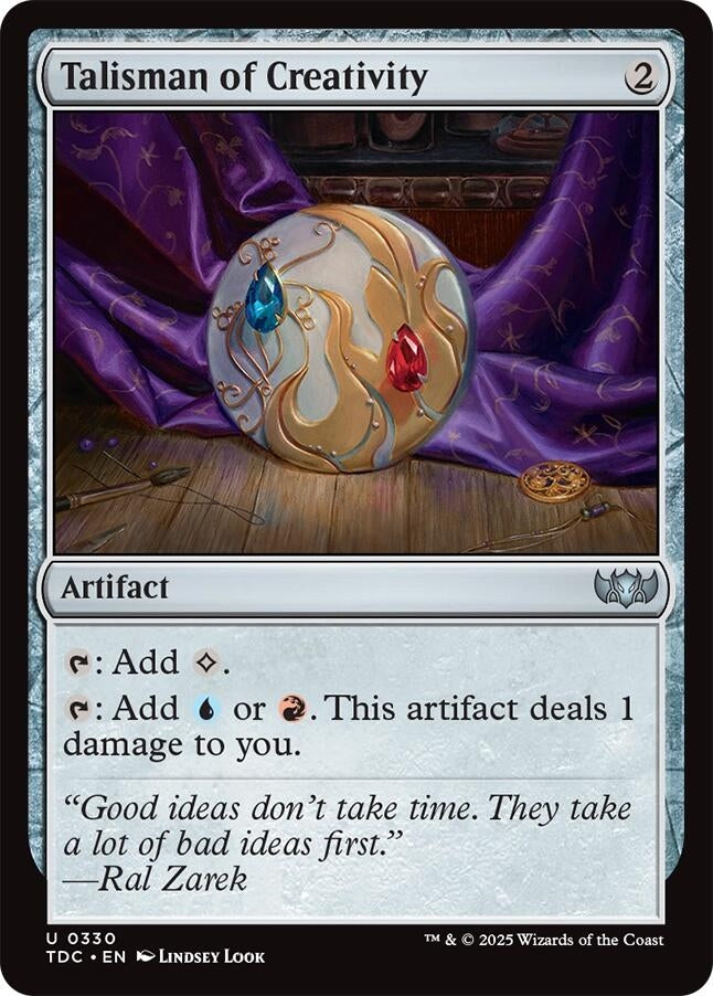 Image for Talisman of Creativity (330) [Tarkir: Dragonstorm] - Magic: The Gathering