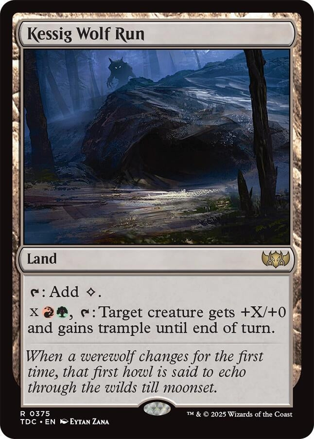 Image for Kessig Wolf Run (375) [Tarkir: Dragonstorm] - Magic: The Gathering