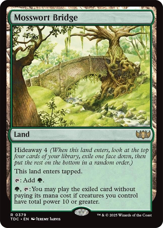Image for Mosswort Bridge (379) [Tarkir: Dragonstorm] - Magic: The Gathering