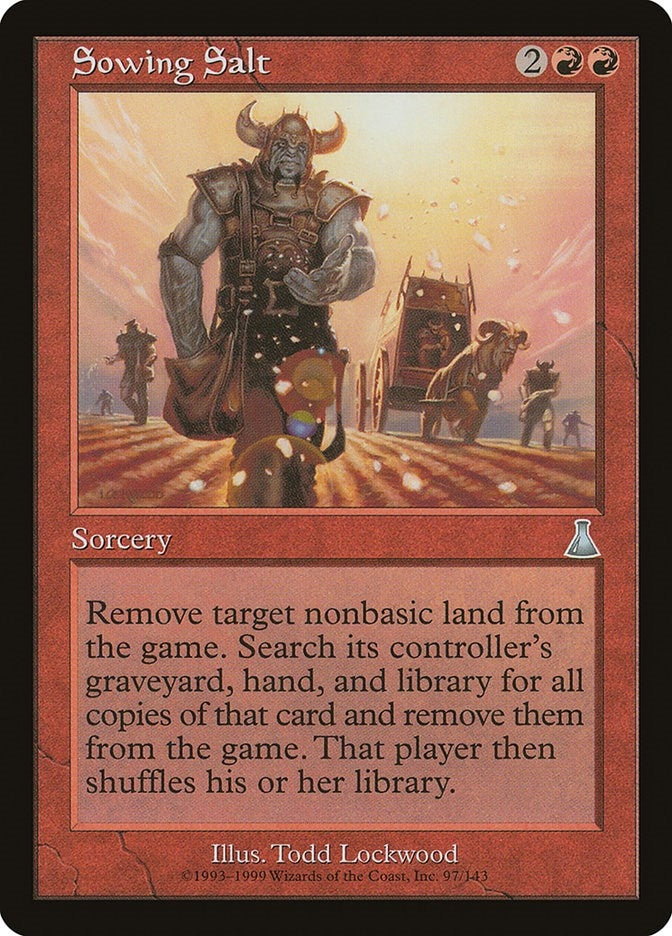 Image for Sowing Salt (97) [Urza's Destiny] - Magic: The Gathering