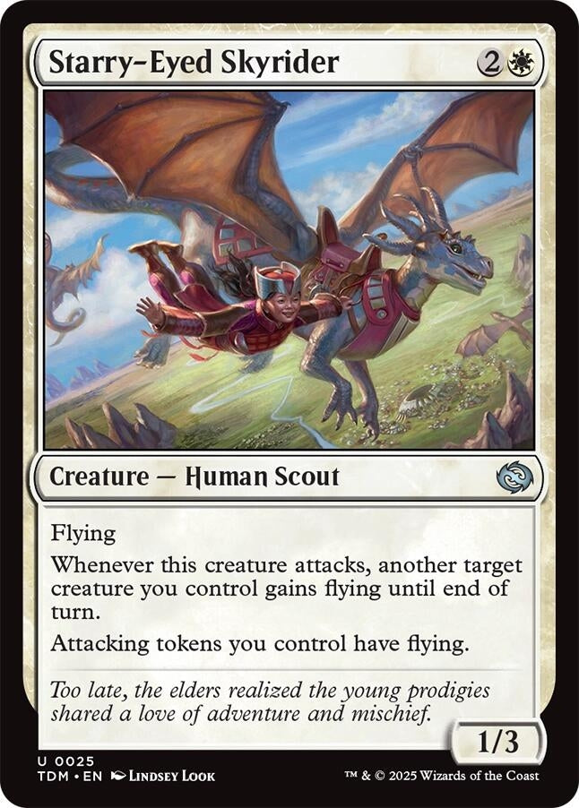 Image for Starry-Eyed Skyrider (25) [Tarkir: Dragonstorm] - Magic: The Gathering
