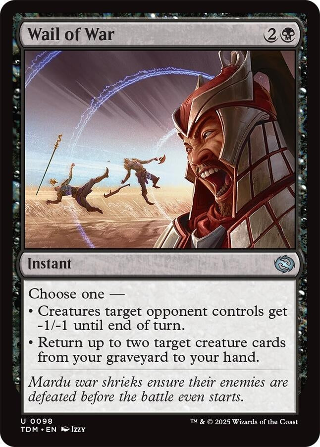 Image for Wail of War (98) [Tarkir: Dragonstorm] - Magic: The Gathering
