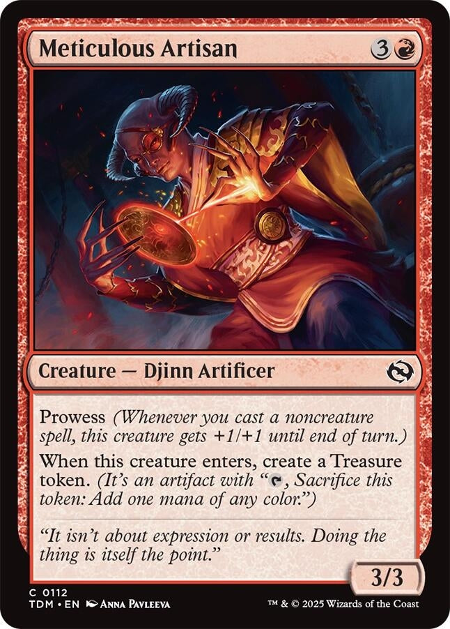 Image for Meticulous Artisan (112) [Tarkir: Dragonstorm] - Magic: The Gathering