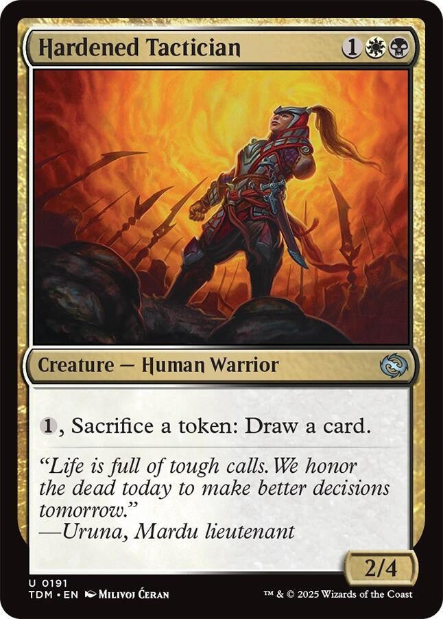 Image for Hardened Tactician (191) [Tarkir: Dragonstorm] - Magic: The Gathering