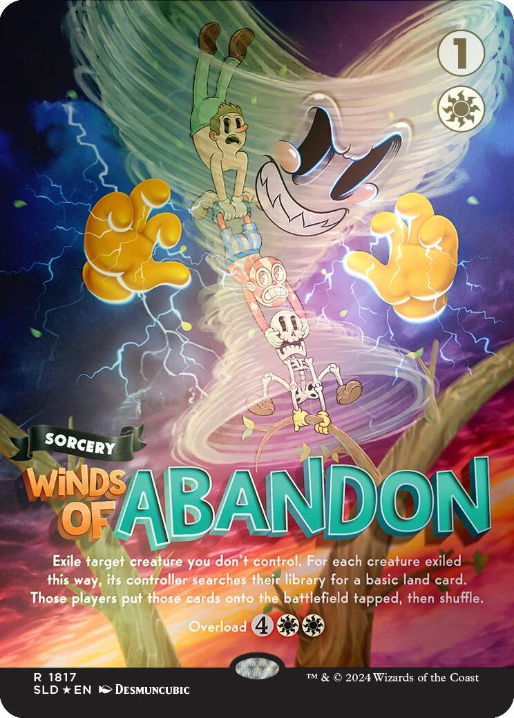 Image for Winds of Abandon (Rainbow Foil) (1817) [Secret Lair Drop Series] - Magic: The Gathering