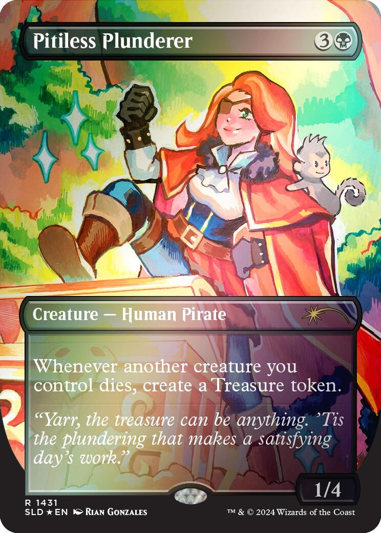 Image for Pitiless Plunderer (Rainbow Foil) (1431) [Secret Lair Drop Series] - Magic: The Gathering