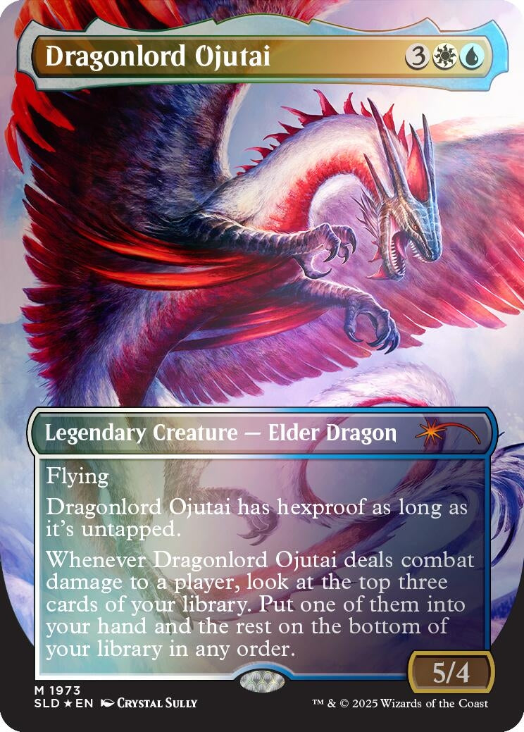 Dragonlord Ojutai (Rainbow Foil) (1973) [Secret Lair Drop Series]