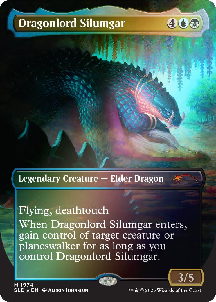 Image for Dragonlord Silumgar (Rainbow Foil) (1974) [Secret Lair Drop Series] - Magic: The Gathering