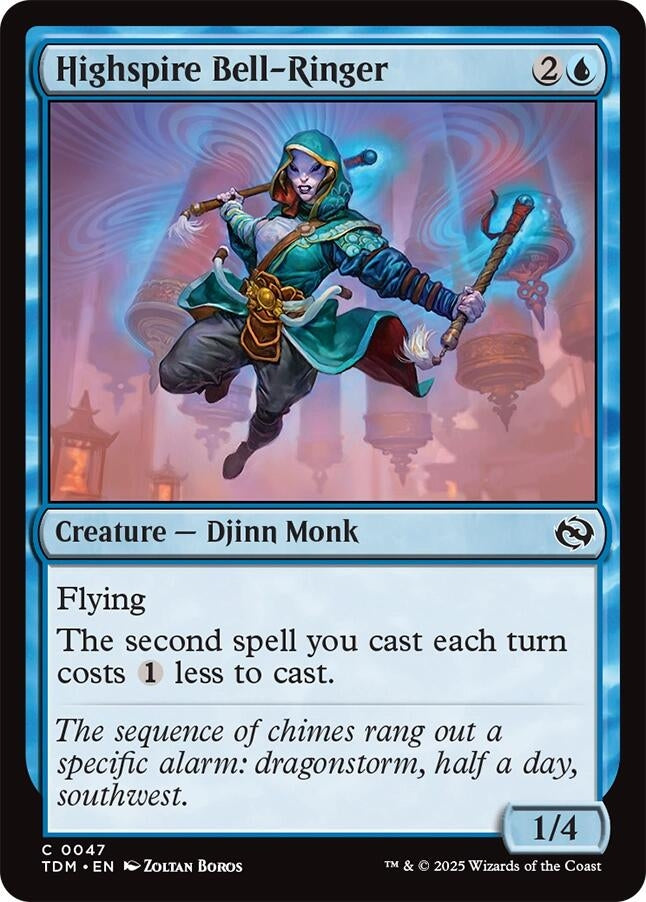 Image for Highspire Bell-Ringer (47) [Tarkir: Dragonstorm] - Magic: The Gathering