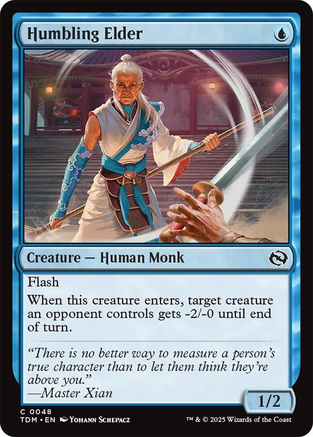 Image for Humbling Elder (48) [Tarkir: Dragonstorm] - Magic: The Gathering