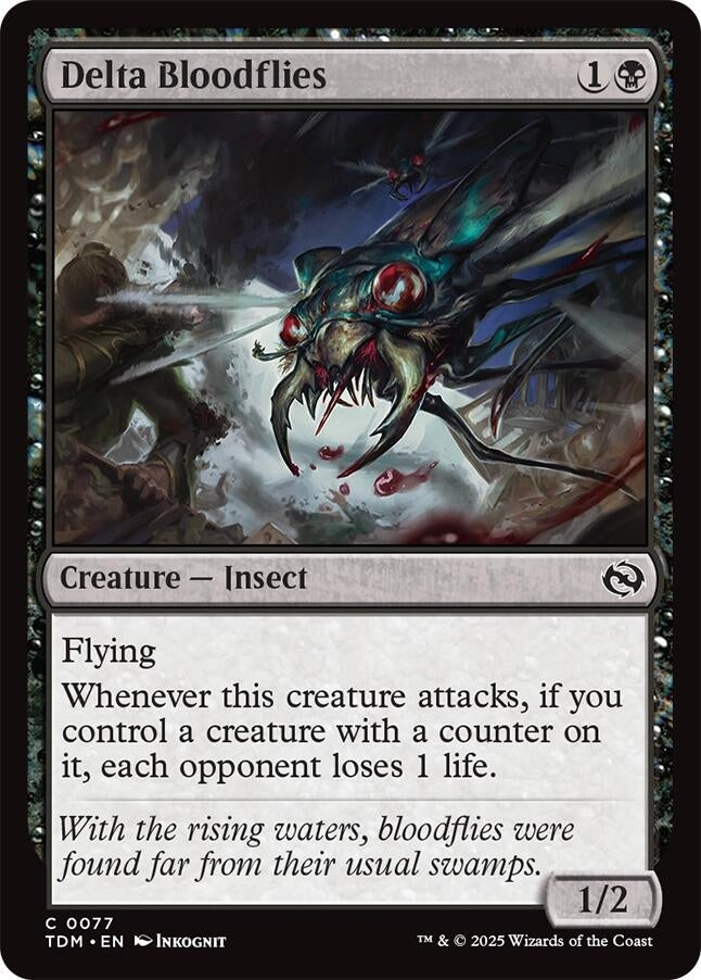 Image for Delta Bloodflies (77) [Tarkir: Dragonstorm] - Magic: The Gathering
