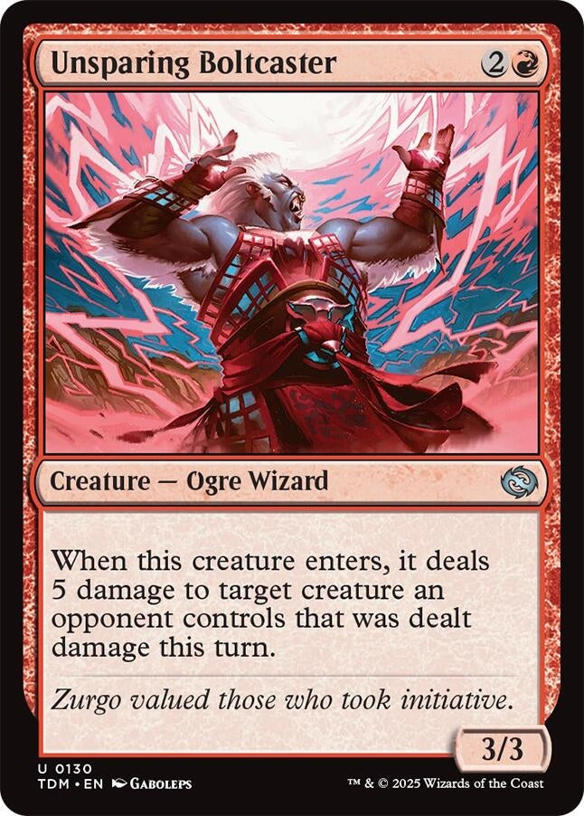 Image for Unsparing Boltcaster (130) [Tarkir: Dragonstorm] - Magic: The Gathering