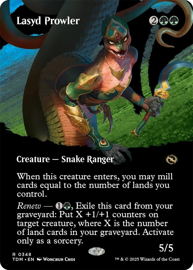 Lasyd Prowler (Borderless) (348) [Tarkir: Dragonstorm]