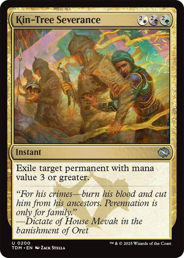Image for Kin-Tree Severance (200) [Tarkir: Dragonstorm] - Magic: The Gathering