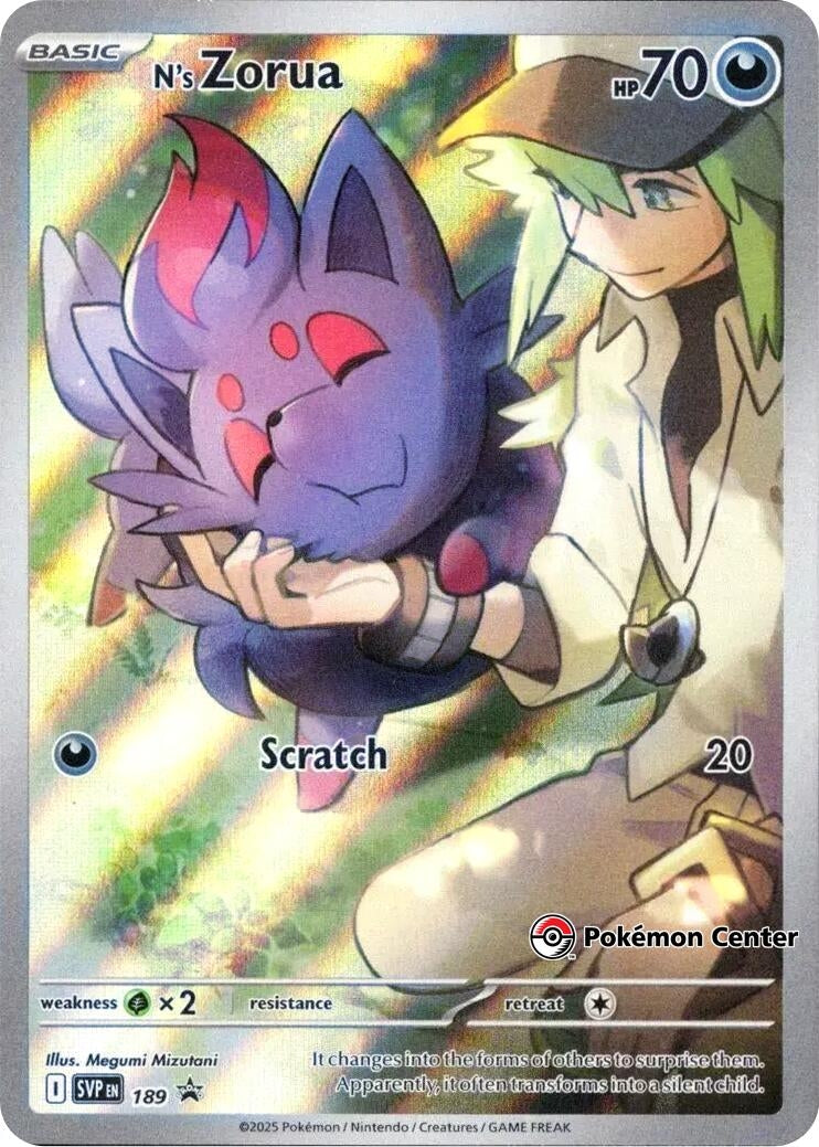 Image for N's Zorua - 189 (Pokemon Center Exclusive) (189) [SV: Scarlet & Violet Promo Cards] - Pokemon