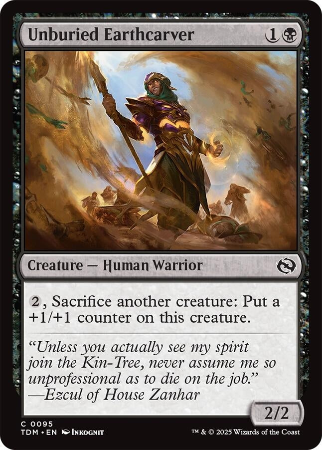 Image for Unburied Earthcarver (95) [Tarkir: Dragonstorm] - Magic: The Gathering