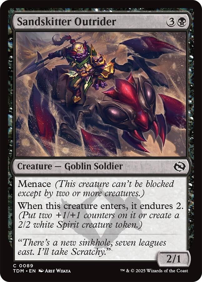 Image for Sandskitter Outrider (89) [Tarkir: Dragonstorm] - Magic: The Gathering