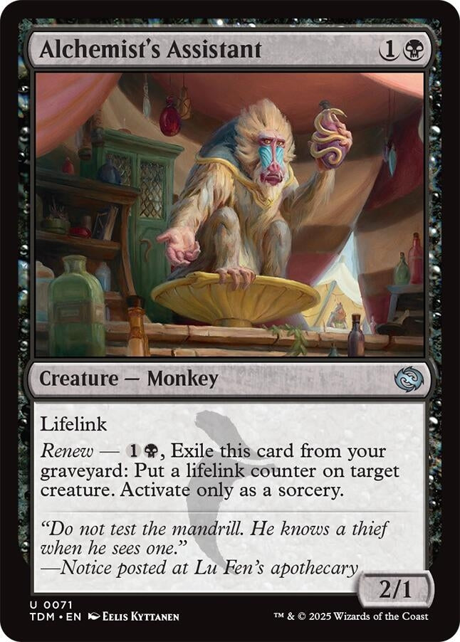 Image for Alchemist's Assistant (71) [Tarkir: Dragonstorm] - Magic: The Gathering