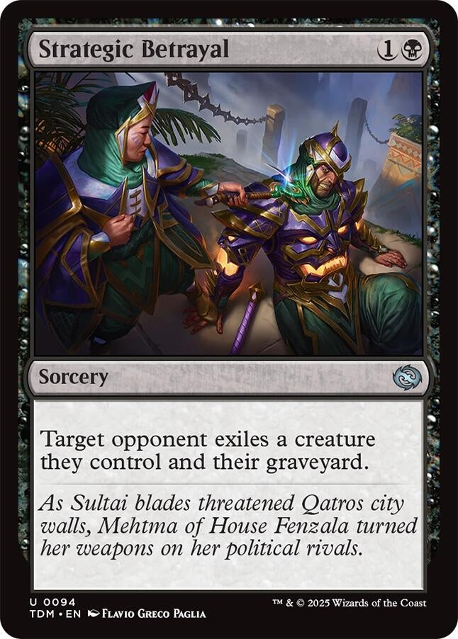 Image for Strategic Betrayal (94) [Tarkir: Dragonstorm] - Magic: The Gathering