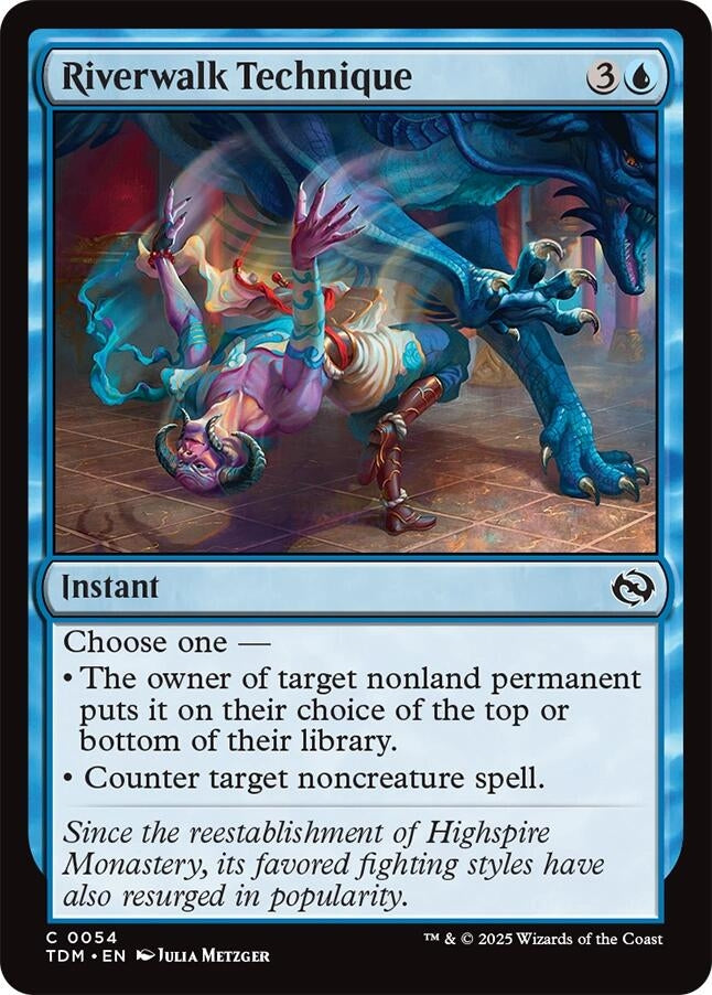 Image for Riverwalk Technique (54) [Tarkir: Dragonstorm] - Magic: The Gathering