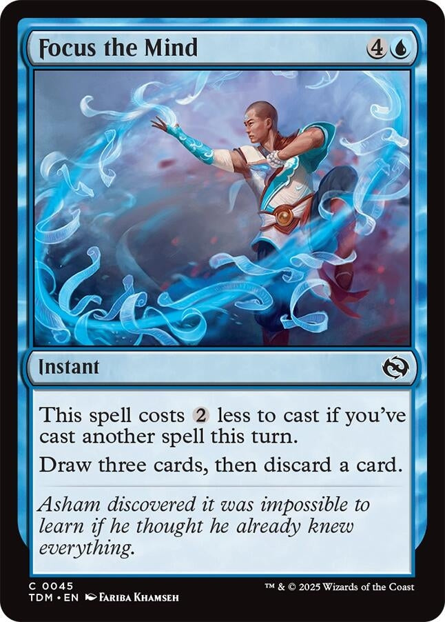 Image for Focus the Mind (45) [Tarkir: Dragonstorm] - Magic: The Gathering