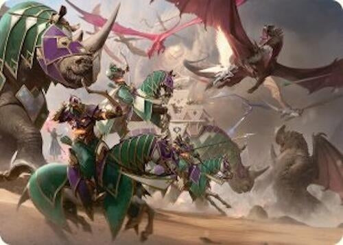Image for United Battlefront Art Card (5/54) (5) [Tarkir: Dragonstorm] - Magic: The Gathering
