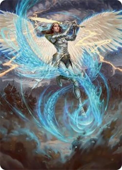 Image for Elspeth, Storm Slayer Art Card (49/54) (49) [Tarkir: Dragonstorm] - Magic: The Gathering