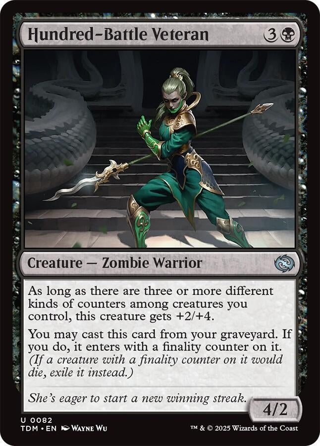 Image for Hundred-Battle Veteran (82) [Tarkir: Dragonstorm] - Magic: The Gathering