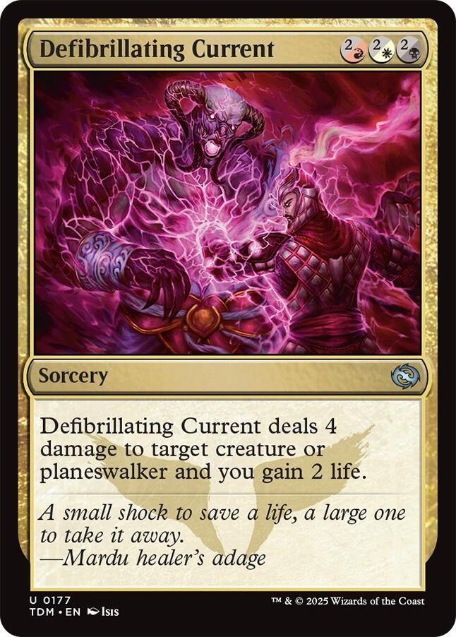 Image for Defibrillating Current (177) [Tarkir: Dragonstorm] - Magic: The Gathering