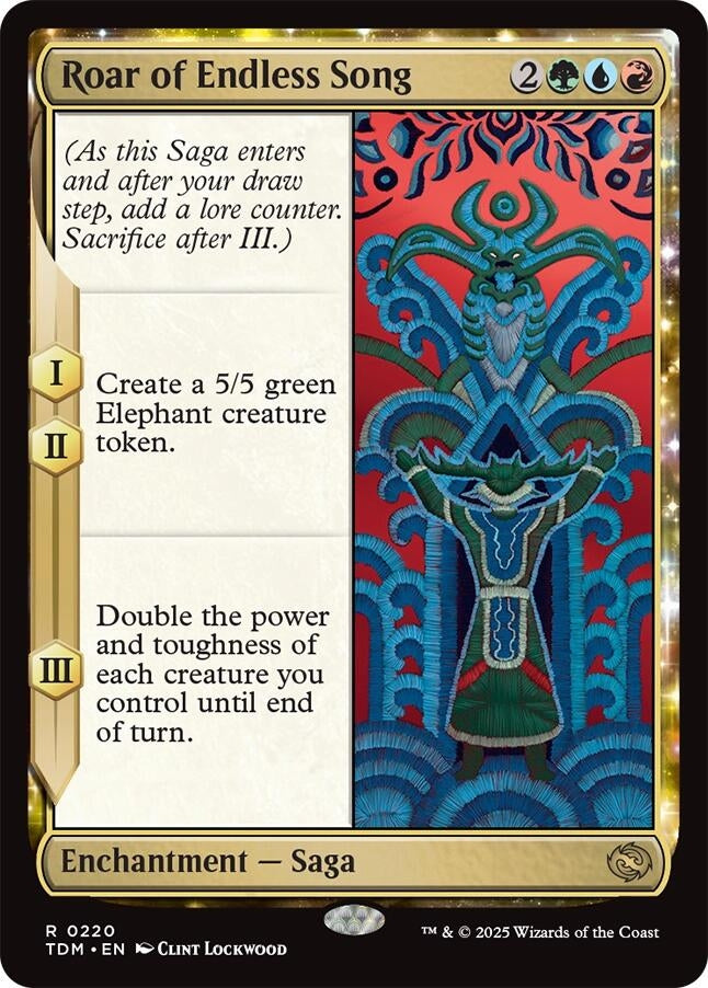 Image for Roar of Endless Song (220) [Tarkir: Dragonstorm] - Magic: The Gathering