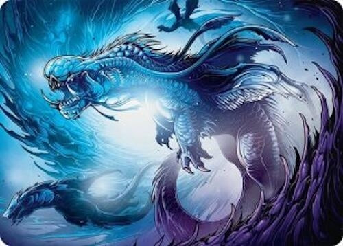 Image for Roiling Dragonstorm Art Card (33/54) (33) [Tarkir: Dragonstorm] - Magic: The Gathering