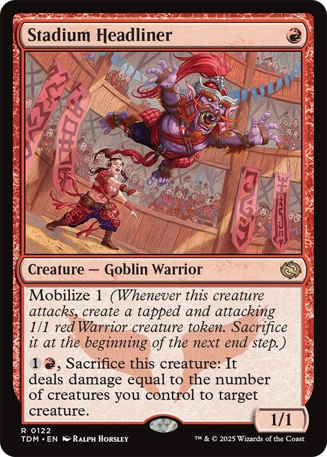 Image for Stadium Headliner (122) [Tarkir: Dragonstorm] - Magic: The Gathering
