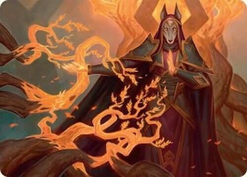 Image for Abzan Devotee Art Card (10/54) (10) [Tarkir: Dragonstorm] - Magic: The Gathering