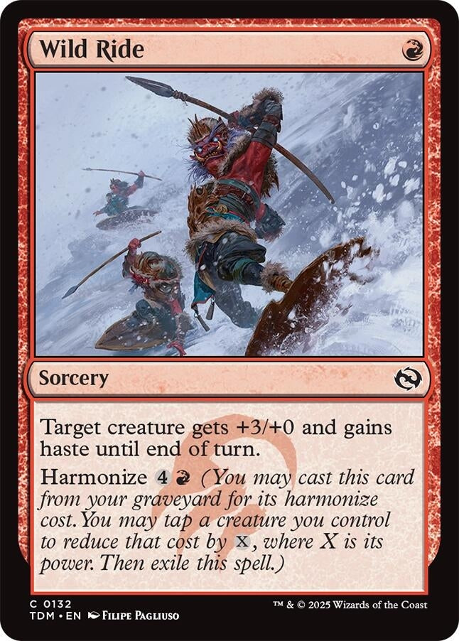 Image for Wild Ride (132) [Tarkir: Dragonstorm] - Magic: The Gathering