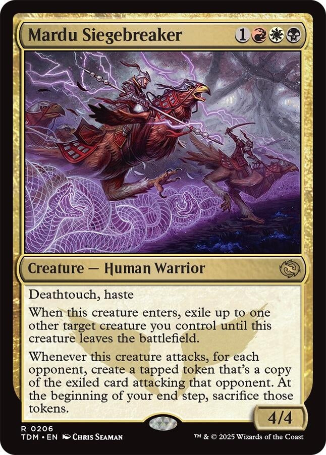 Image for Mardu Siegebreaker (206) [Tarkir: Dragonstorm] - Magic: The Gathering