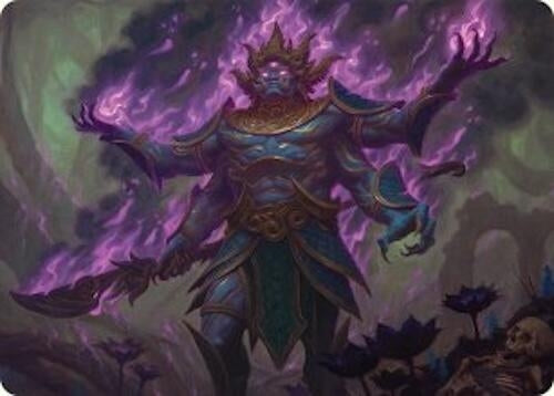 Rot-Curse Rakshasa Art Card (13/54) (13) [Art Series: Tarkir: Dragonstorm]
