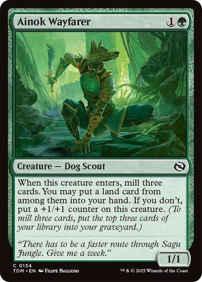 Image for Ainok Wayfarer (134) [Tarkir: Dragonstorm] - Magic: The Gathering