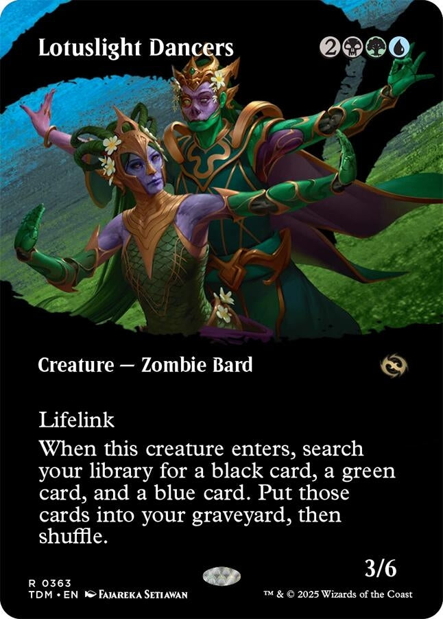 Image for Lotuslight Dancers (Borderless) (363) [Tarkir: Dragonstorm] - Magic: The Gathering