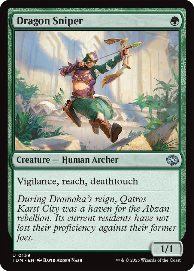 Image for Dragon Sniper (139) [Tarkir: Dragonstorm] - Magic: The Gathering
