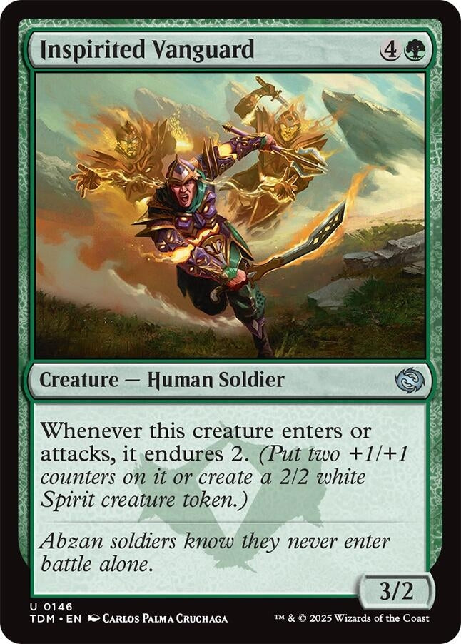 Image for Inspirited Vanguard (146) [Tarkir: Dragonstorm] - Magic: The Gathering
