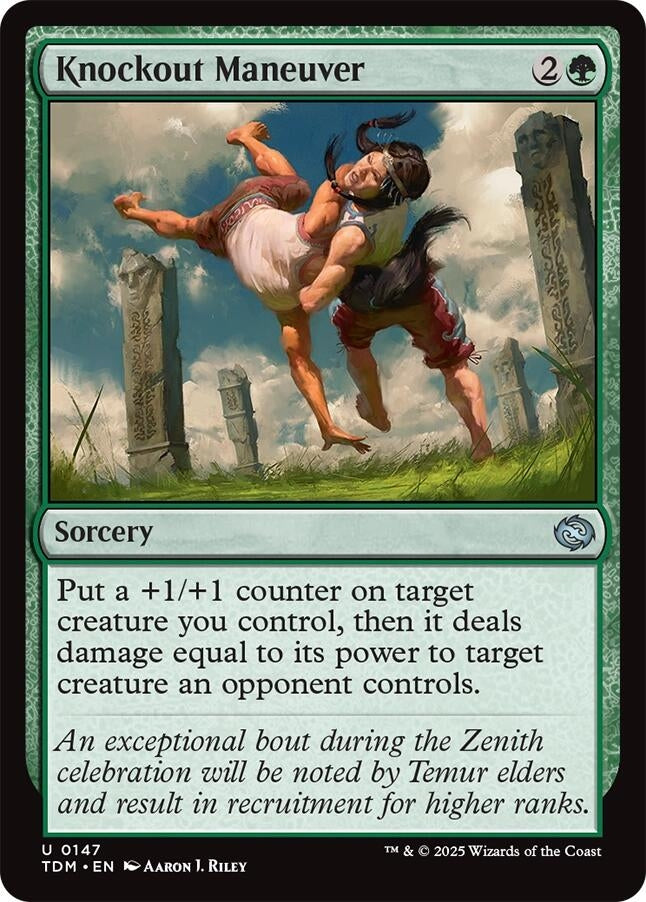 Image for Knockout Maneuver (147) [Tarkir: Dragonstorm] - Magic: The Gathering